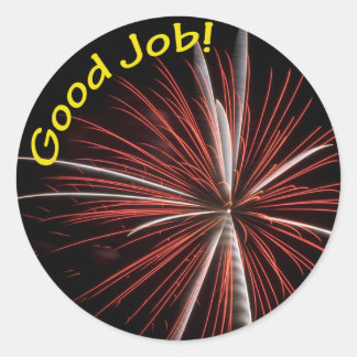 Pegatina Redonda ¡Buen trabajo!
