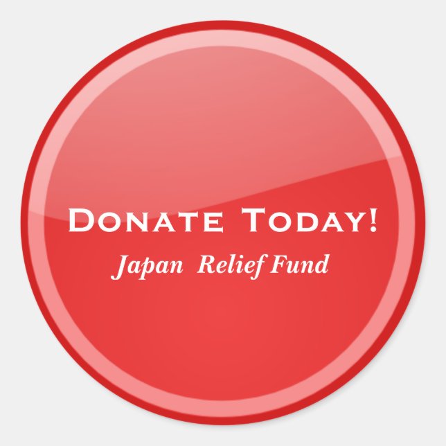 Pegatina Redonda Buena causa (Anverso)