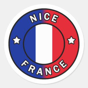 Pegatina Redonda Buena Francia
