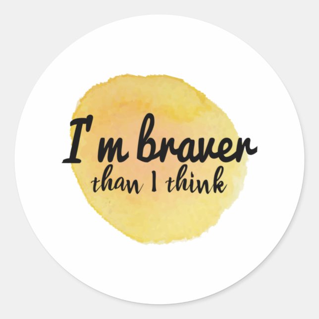 Pegatina Redonda buenas citas de vibraciones para amor propio (Anverso)