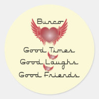 buenos momentos de bunco con corazón y alas