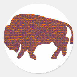 Pegatina Redonda Buffalo Oficial