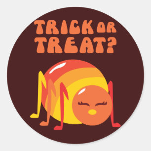 Pegatina Redonda Bug de Halloween