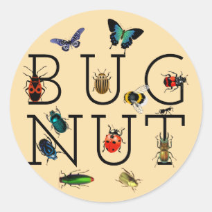 Pegatina Redonda Bug Nut