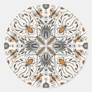 Pegatina Redonda Bugs