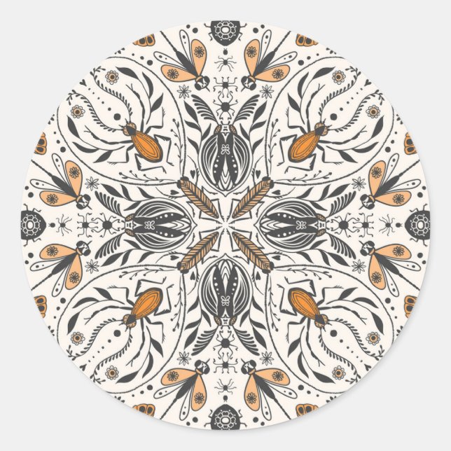 Pegatina Redonda Bugs (Anverso)