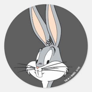 Pegatina Redonda BUGS BUNNY™   Manos en cadera
