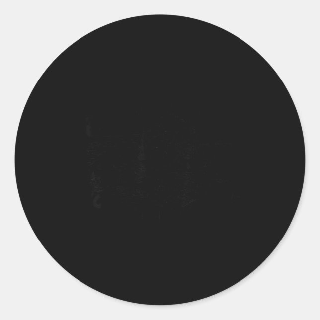 Pegatina Redonda Build Dams Don't Give Them Funny Design  (Anverso)