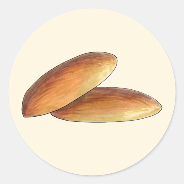 Pegatina Redonda Bulla Pasteles de melaza jamaiquina tradicionales (Anverso)