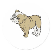 Bulldoges de sentados graciosos