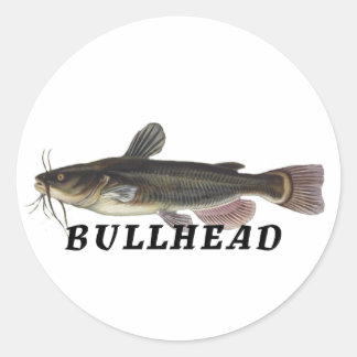 Pegatina Redonda Bullhead
