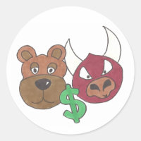 Bulls vs. Bears Bolsa Finanzas Dinero Dólar