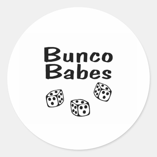Pegatina Redonda Bunco Babes (Anverso)