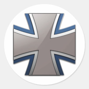 Pegatina Redonda Bundeswehr