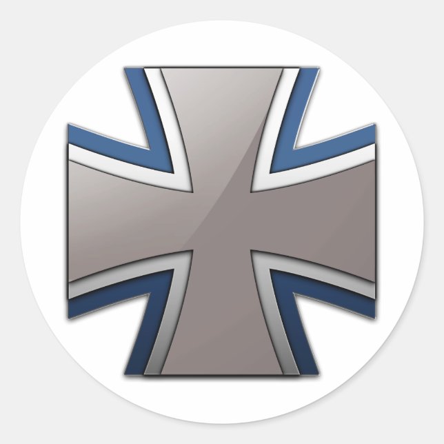 Pegatina Redonda Bundeswehr (Anverso)