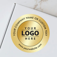Buques promocionales de oro con logotipo de negoci