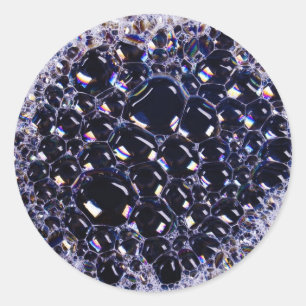 Pegatina Redonda burbujas de espuma