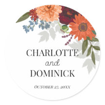 Burgundy Fall Garden Boda Floral