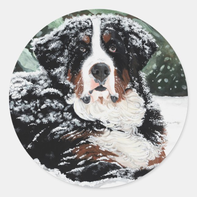 Pegatina Redonda Burr (Anverso)