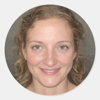 Pegatina Redonda Buscar su libertad