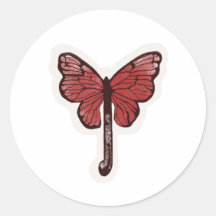 Butterfly Umbrella Fusion sticker