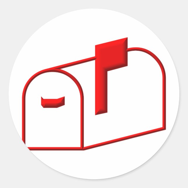 Pegatina Redonda Buzón (Anverso)