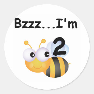Pegatina Redonda Buzz Bumblebee camisetas y regalos de cumpleaños