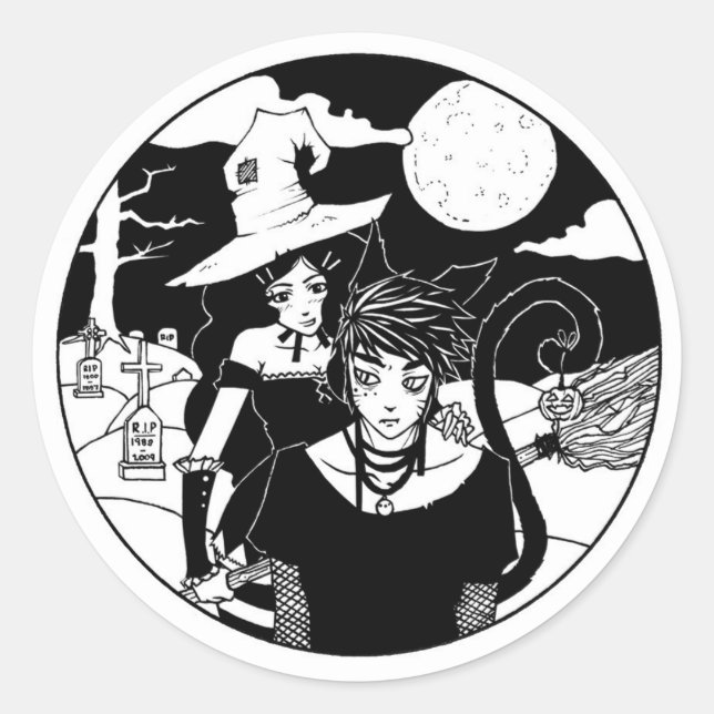 PEGATINA REDONDA BW14 (Anverso)