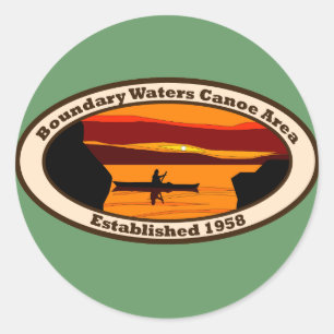 Pegatina Redonda BWCA Emblem
