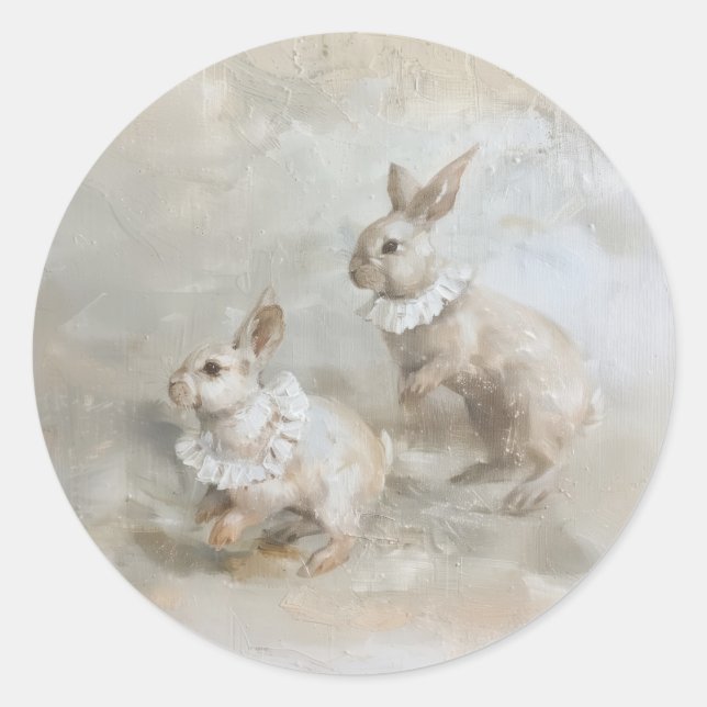 Pegatina Redonda Bynnies - Pegatinas redondos para el arte de la es (Anverso)