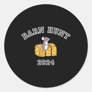 Pegatina Redonda Byrn Hunt Lover - Rn Hunt 2024 Con Rata Cuta Y H