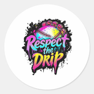 Pegatina Redonda Bysebyll Drip Boys Helado Perforación Juvenil Resp