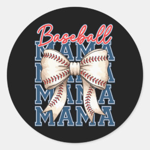 Pegatina Redonda Bysebyll Mama Coquette Lazo Día de Juego Bysebyll