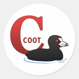 Pegatina Redonda C es para Coot