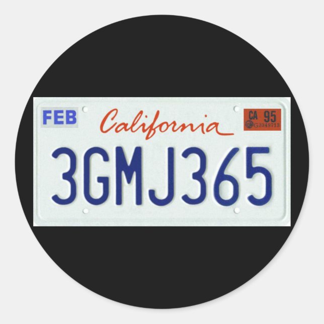 PEGATINA REDONDA CA95 (Anverso)