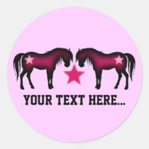 Caballo Personalizado Rosa Girly