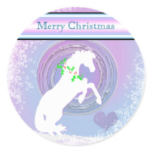 Caballos de Corazón Blanco V Vacaciones (Pink/Lav 