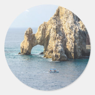Pegatina Redonda Cabo San Lucas