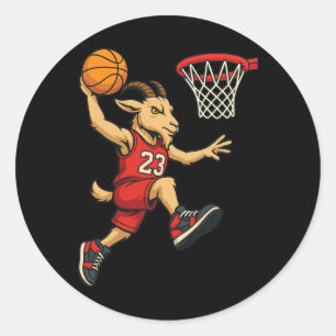 Pegatina Redonda Cabra - Sketll Player Fan Sketll Entrenador