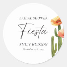 Cactus Fiesta Floral Bridal Shower