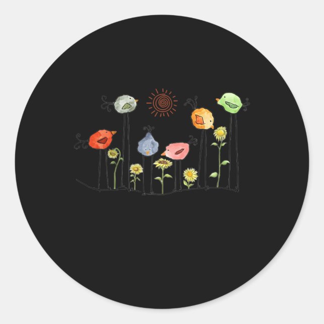 Pegatina Redonda Cada Pequeña Cosa Va A Estar Bien. (Anverso)