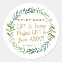 "Cada regalo bueno y cada regalo perfecto...