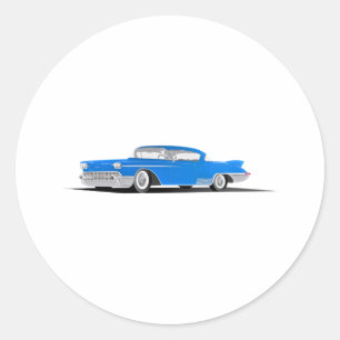 Pegatina Redonda Cadillac El Dorado 1958