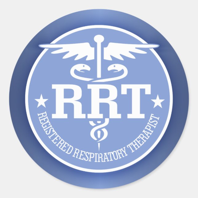 Pegatina Redonda Caduceus RRT 2 (Anverso)