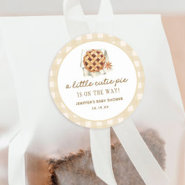 Pegatina Redonda Caer, Pequeño Pie De Corbata Está En Camino De Bab