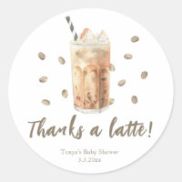 Café helado Ducha bebé Gracias a un café con leche