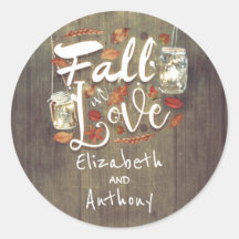 Caída en el amor Boda Rústico Mason Jar Lights