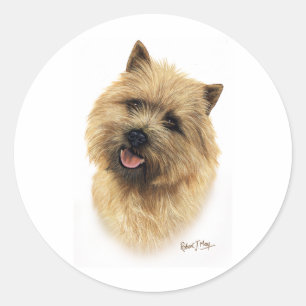 Pegatina Redonda Cairn Terrier
