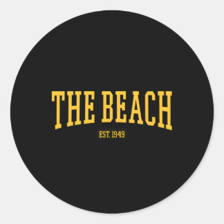 Pegatina Redonda Cal State Long Beach Csulb Est Date