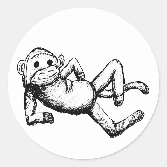 Pegatina Redonda calabacín1 005 (Anverso)